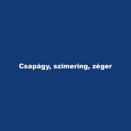 Csapágy, szimering, zéger
