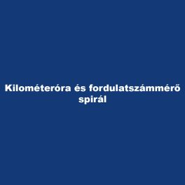 Kilométeróra és fordulatszámmérő spirál