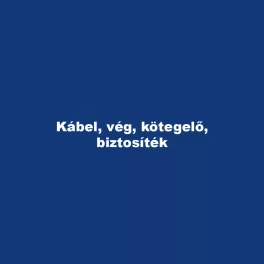 Kábel, vég, kötegelő, biztosíték