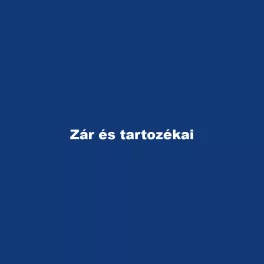 Zár és tartozékai