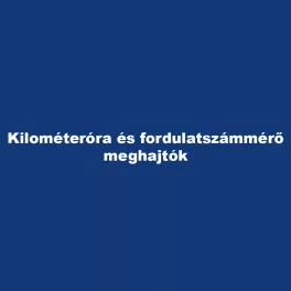 Kilométeróra és fordulatszámmérő meghajtók