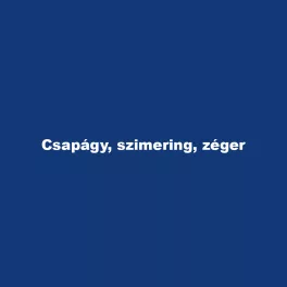Csapágy, szimering, zéger