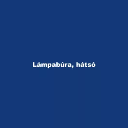 Lámpabúra, hátsó