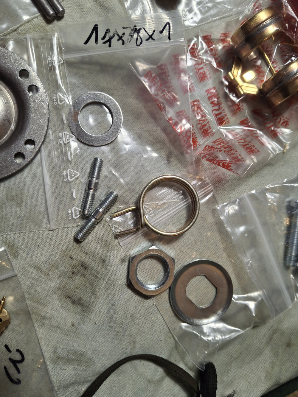 Első lánckerék anya, Simson S51, S53, SR50, KR51/2
