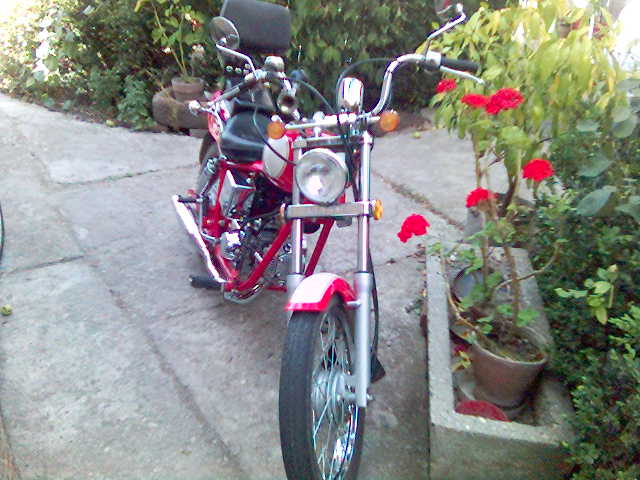 Motor, komplett 50ccm 4T 139FMB váltós kis chopper China
